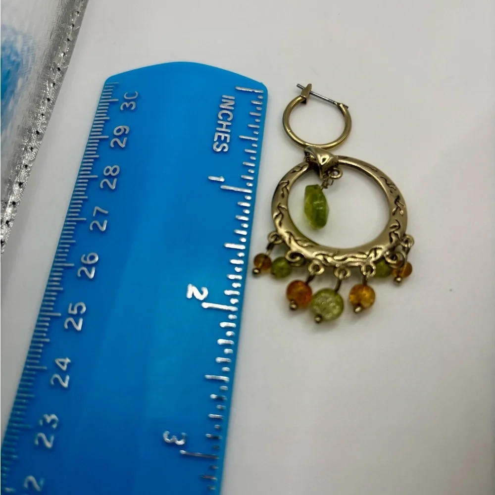 Monet Necklace and Earrings Gold Plated - Picture 3 of 6
